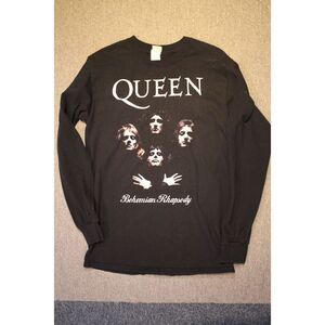Vintage Queen Bohemian Rhapsody Black Long Sleeve - Size Small